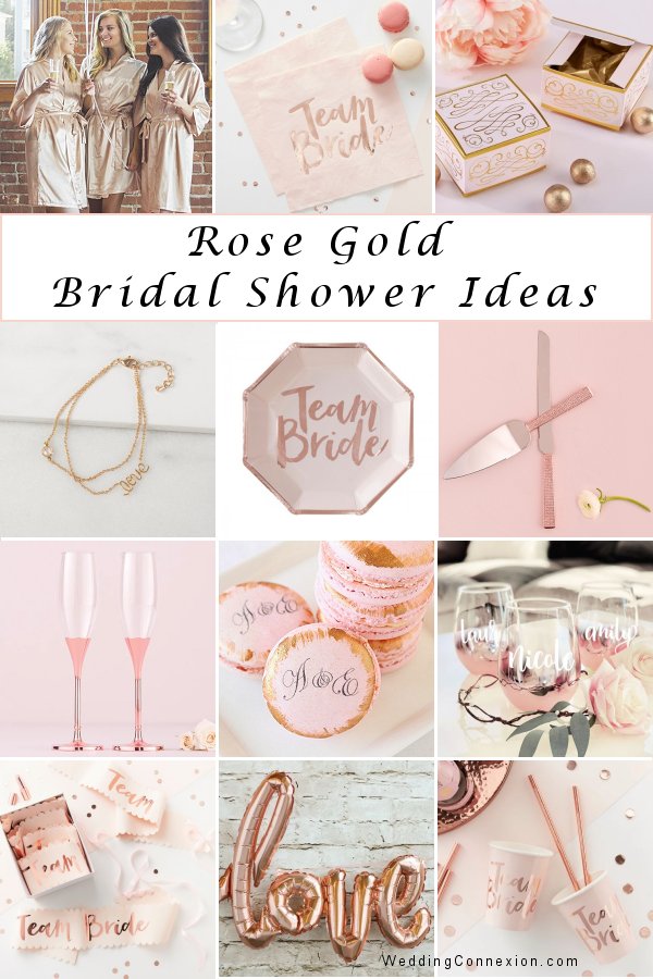 Rose Gold Bridal Shower Theme Idea